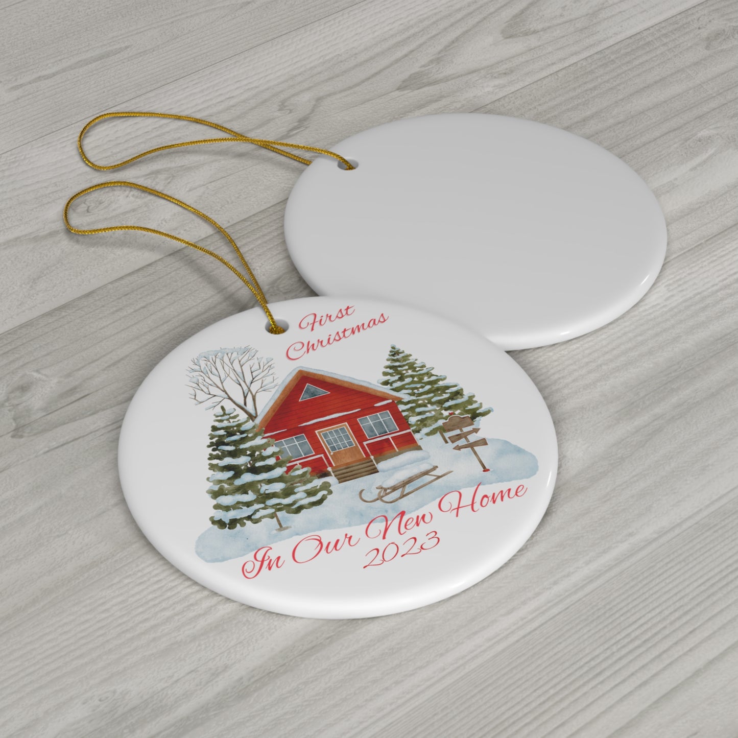 Ceramic Christmas Ornament
