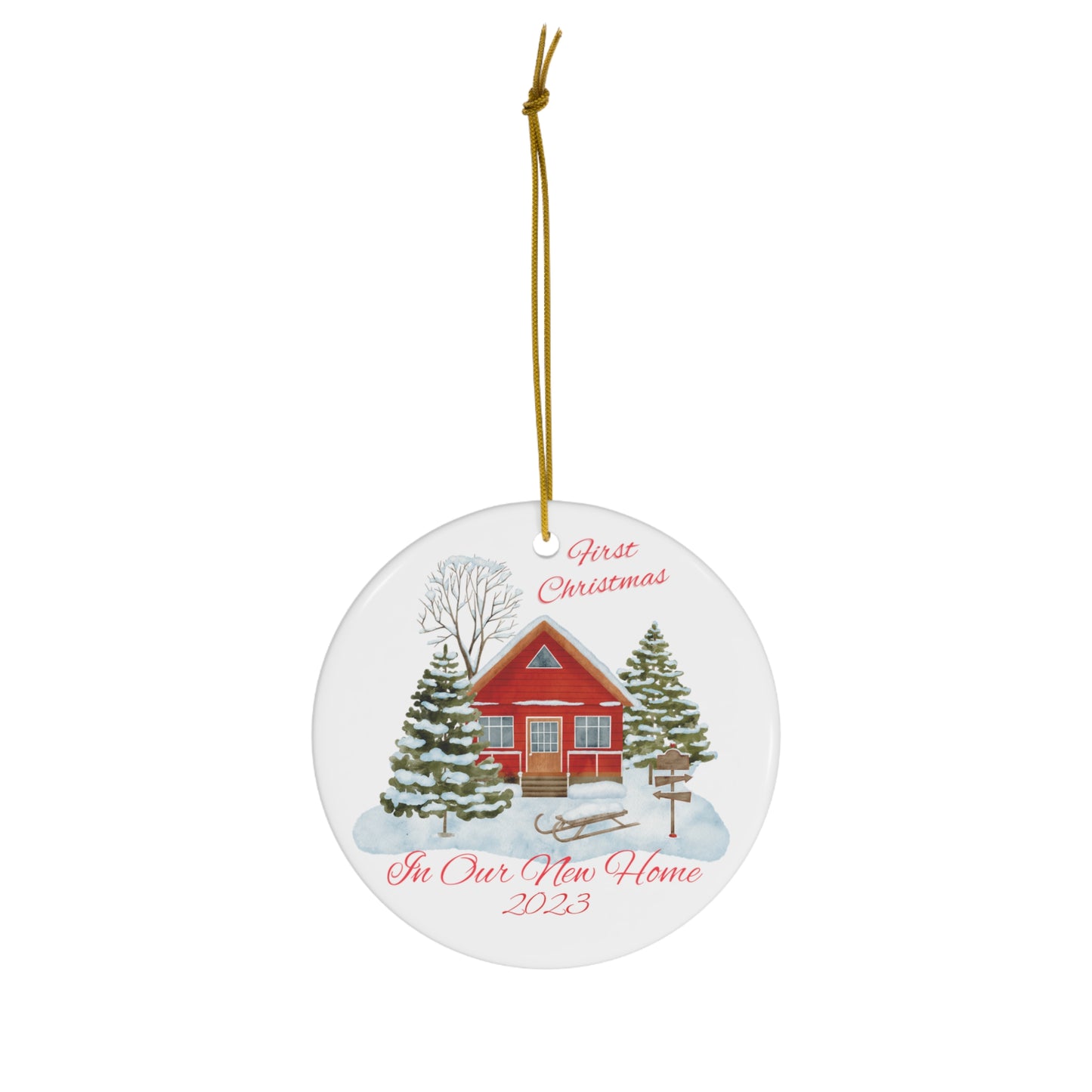 Ceramic Christmas Ornament